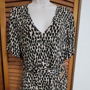 Banana Republic Short Sleeve Wrap Dress